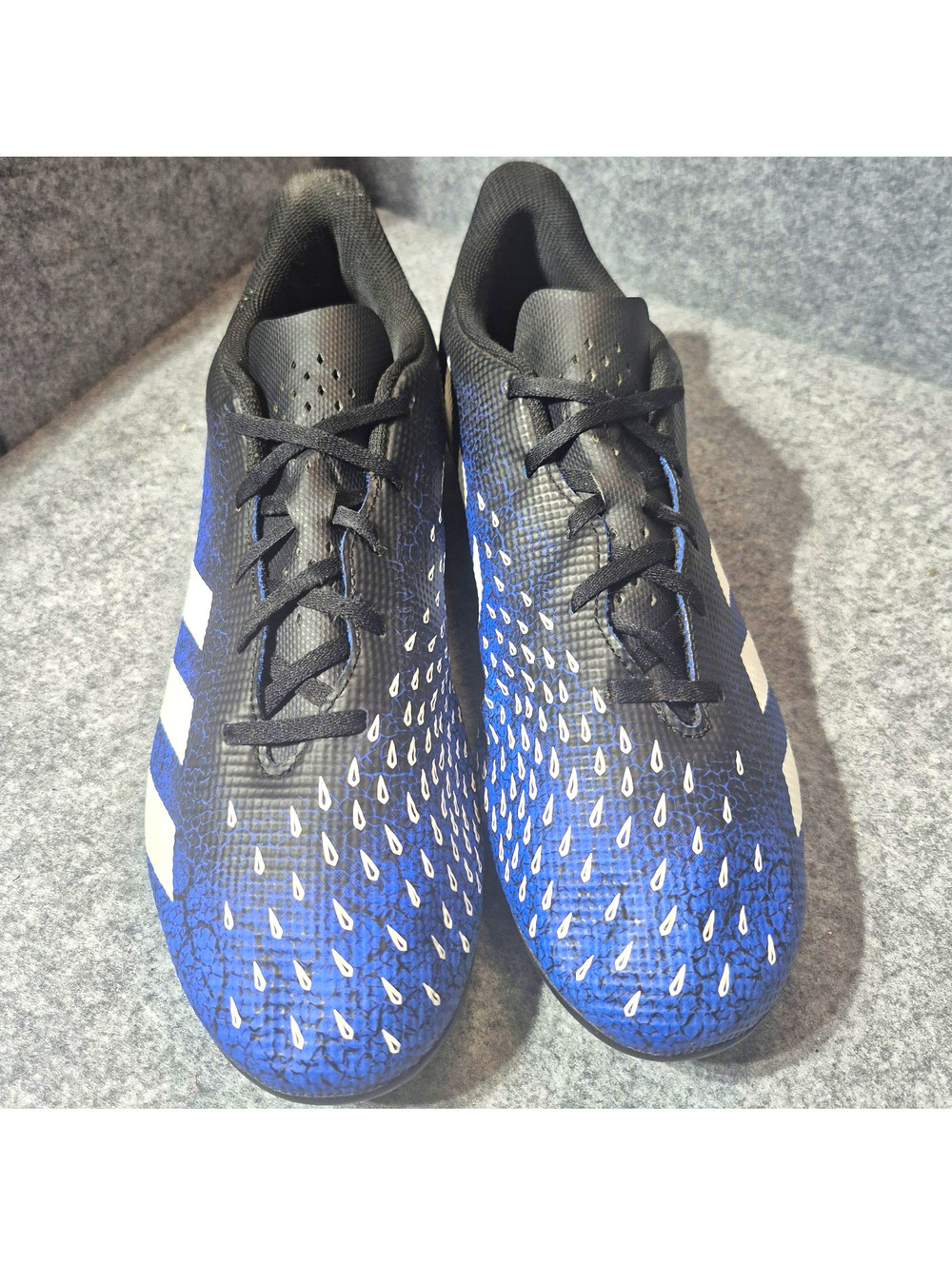 Adidas Predator Freak.4 FG Lace-Up Low Top Soccer Cleats Royal Blue Sz 12